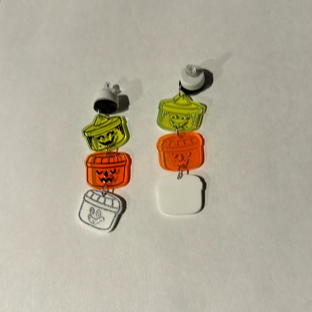 McDonald’s inspired bucket earrings